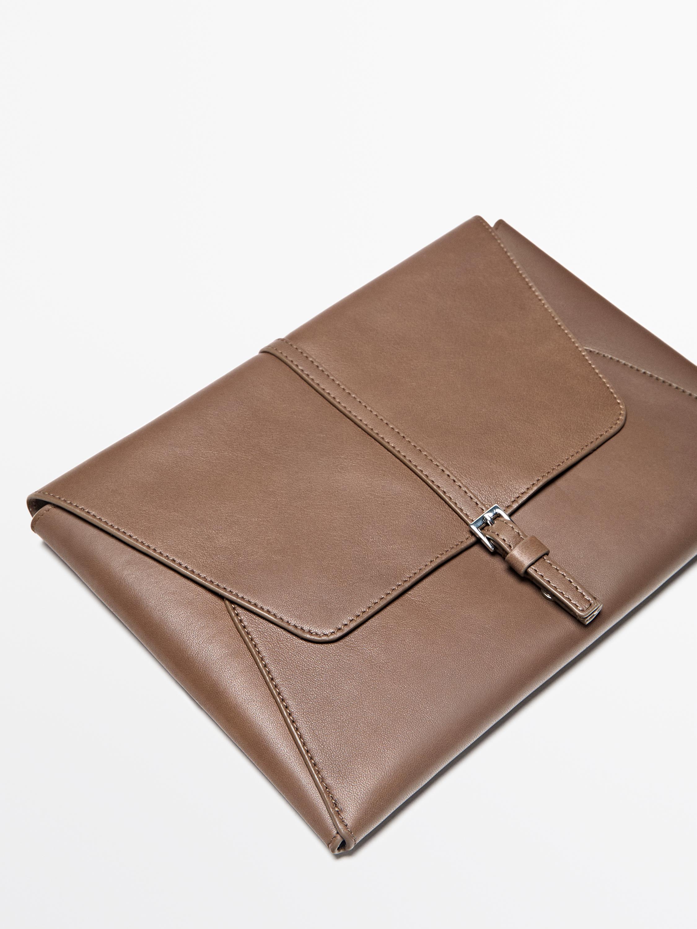 Nappa leather iPad case